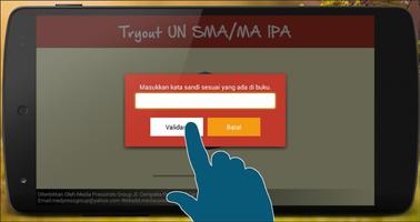 TRYOUT UN SMA/MA IPA โปสเตอร์