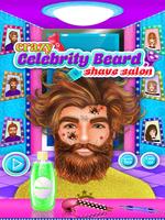 Celebrity Beard Shave Salon Affiche