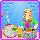 Washing Dishes games for girls APK