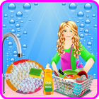 Washing Dishes games for girls icône