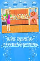 Washing Dishes games for girls Ekran Görüntüsü 3