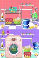 Wash Laundry Games for kids syot layar 1