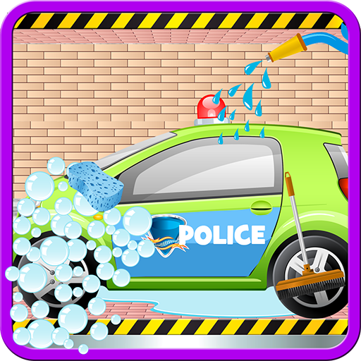 Lavado de coches de policía