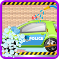Polizeiwagen - Wasch Spiele