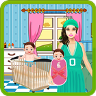 Newborn Twins Baby Games simgesi