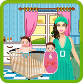 Newborn Twins Baby Games icon