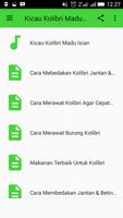 Kicau Kolibri Madu Full Isian imagem de tela 1