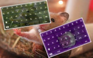 Hamster animated Keyboard اسکرین شاٹ 1