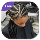 Braid Hairstyle for Black Girl icône