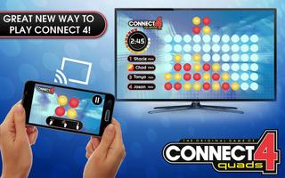 CONNECT 4 Quads for Chromecast پوسٹر