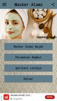 Masker Wajah Alami Plakat