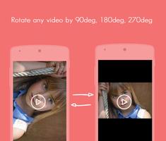 Video rotate, flip and save ภาพหน้าจอ 1