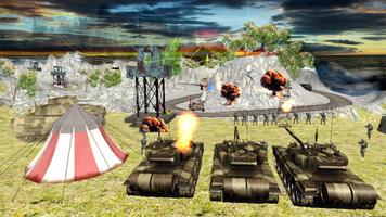 Massive Tank War Army Truck Simulator captura de pantalla 1