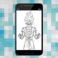 Cómo dibujar Dragon Ball Z captura de pantalla 1