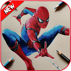 How To Draw Spiderman Homecoming ícone