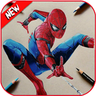 How To Draw Spiderman Homecoming آئیکن