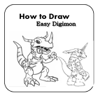 How to Draw Easy Digimon ikon