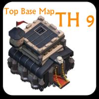 Top Base Map COC TH 9 2017 Affiche