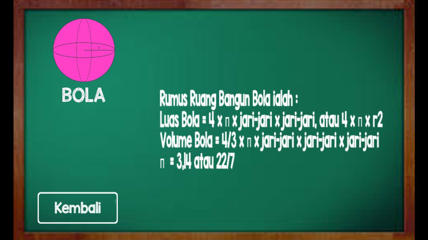 Mengenal Bangun Ruang 3 Dimensi Sekolah Dasar For Android APK