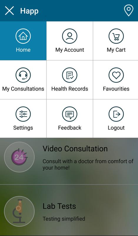 happ personal health app apk screenshot