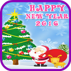 Happy New Year 2016 icon