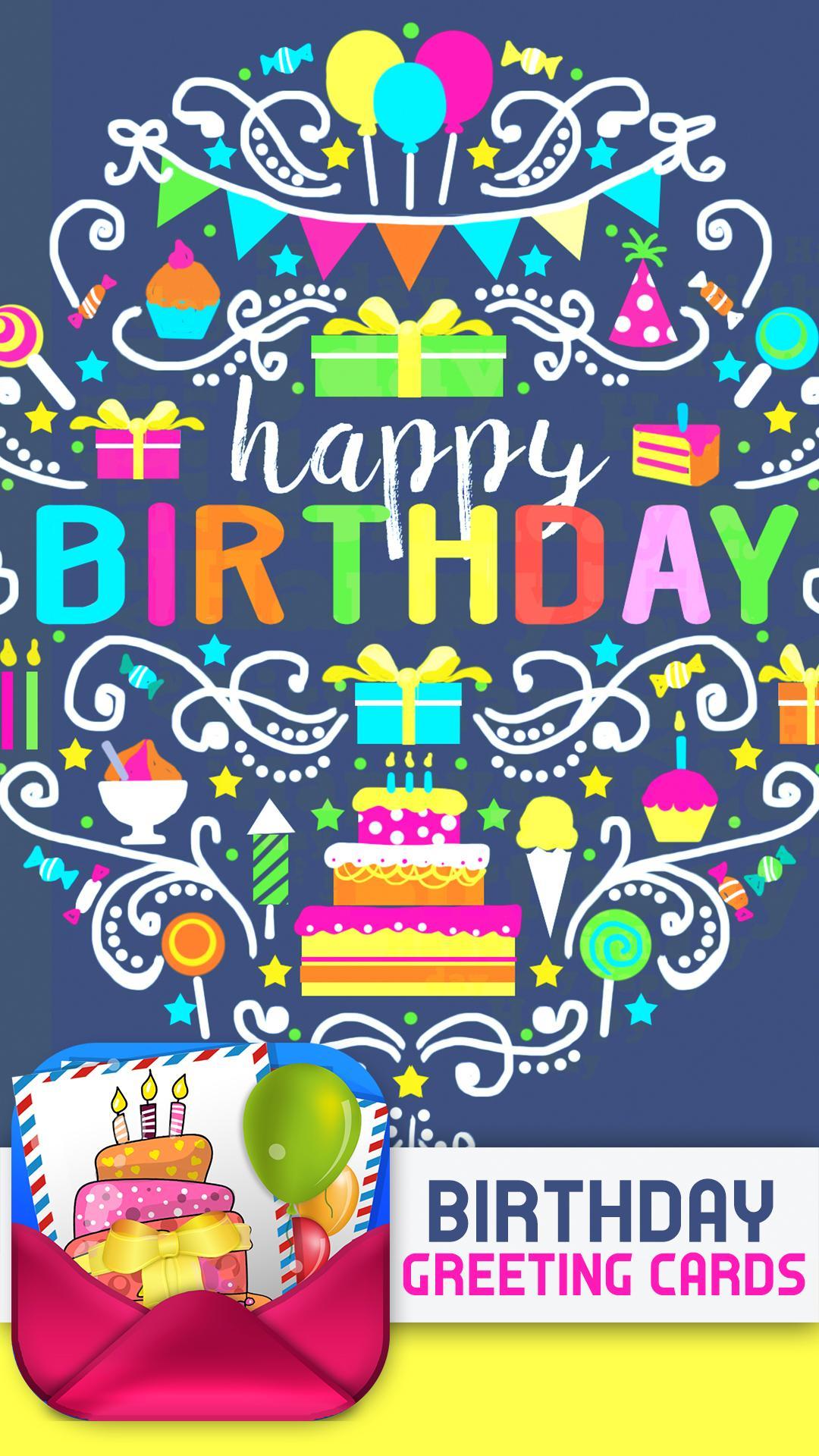 Android 用の お誕生日おめでとうございますグリーティングカード Apk をダウンロード