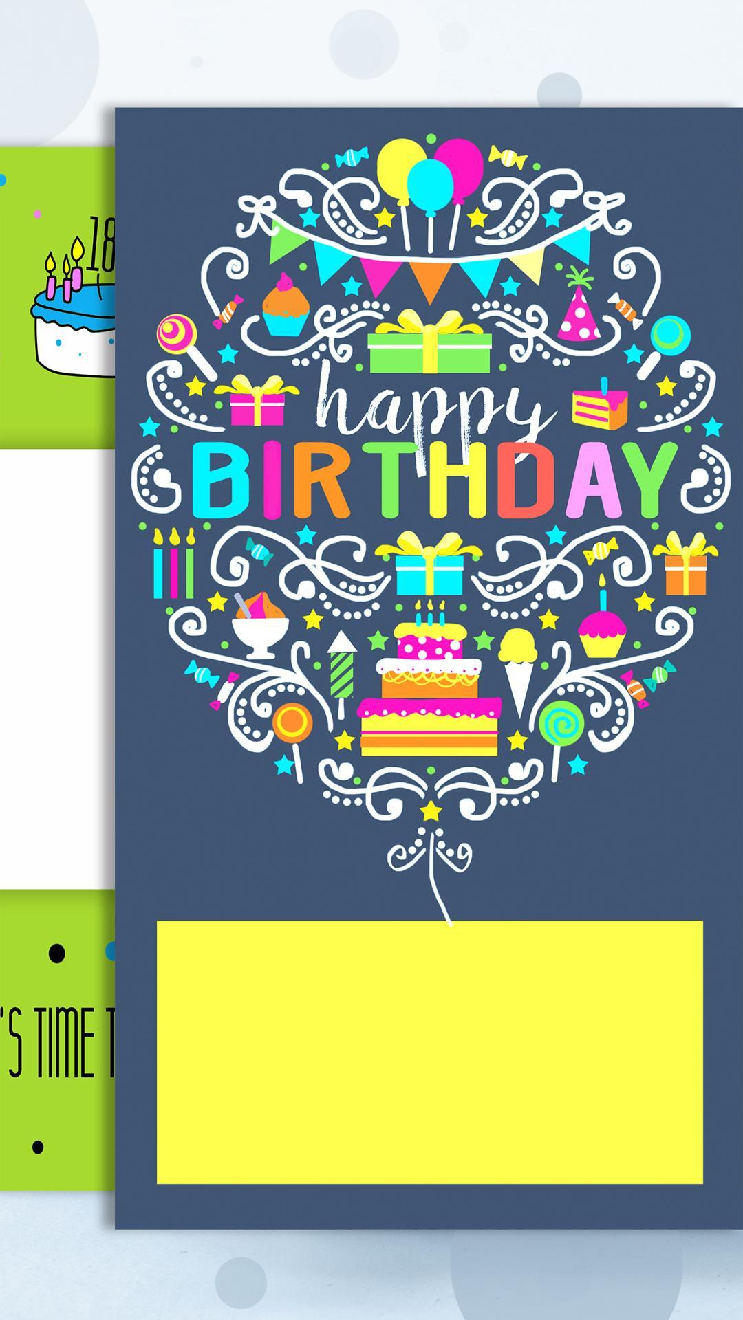Android 用の お誕生日おめでとうございますグリーティングカード Apk をダウンロード