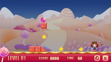 Rolling candy ball puzzle game screenshot 1