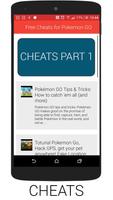 CHEATS FOR POKEMON GO اسکرین شاٹ 1