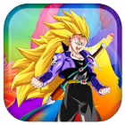 Paint Super Saiyan for kid Zeichen