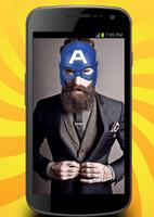 Super Heroes Mask Photo Maker imagem de tela 1