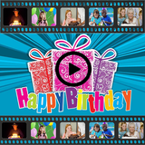 Happy Birthday Photo Video icône