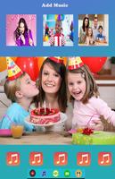 Happy Birthday Photo Video capture d'écran 1