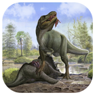 Dinosaurus spel puzzel-icoon