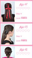 Beautiful hairstyle step by step 2018 اسکرین شاٹ 1