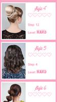 Beautiful hairstyle step by step 2018 اسکرین شاٹ 2