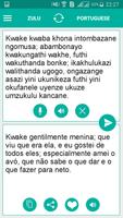 Zulu Portuguese Translator capture d'écran 1