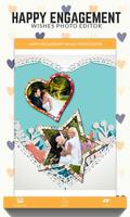 Happy Engagement Wishes Photo Editor capture d'écran 1