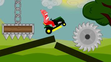Happy Run of Sausage Wheels captura de pantalla 2