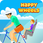 Happy Wheels game race icono