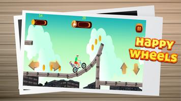 Happy Wheels game race اسکرین شاٹ 1