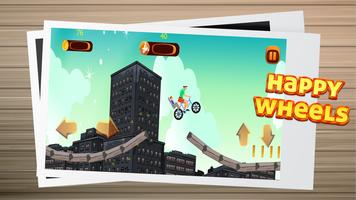 Happy Wheels game race スクリーンショット 2