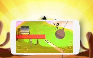 Stickman Happy Wheels capture d'écran 2