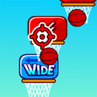 Free throwing basketball 2048 icon