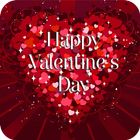 Happy ValentinesDay 2018 card albums icon