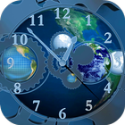 World Clock 3D Live Wallpaper icône