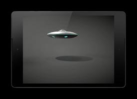 UFO 3D Wallpaper Affiche