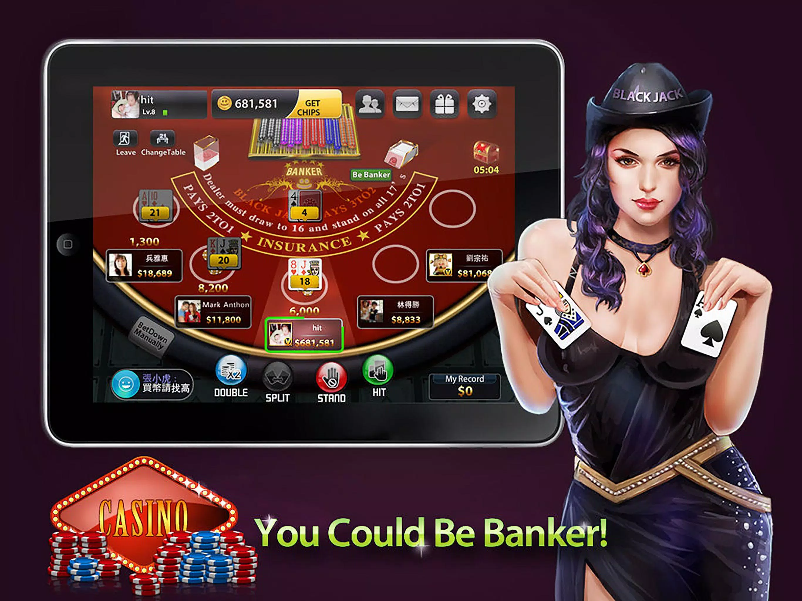 Blackjack King Offline - Free Play & No Download