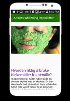 Ansikts Whitening Oppskrifter Affiche