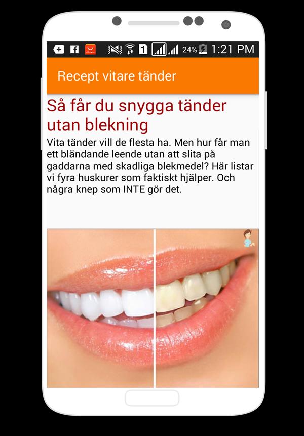 bästa sättet att få vita tänder